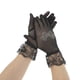 thumbnail image 1 of Guantes bloqueadores de sol con lazo de encaje para mujeres, color negro, 1 par de Unique Bargains, 1 of 5
