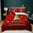 thumbnail image 1 of Bedding 3 Set Christmas Duvet Cover, Microfiber 3D Bedding Set Zipper173*218cm, 1 of 5