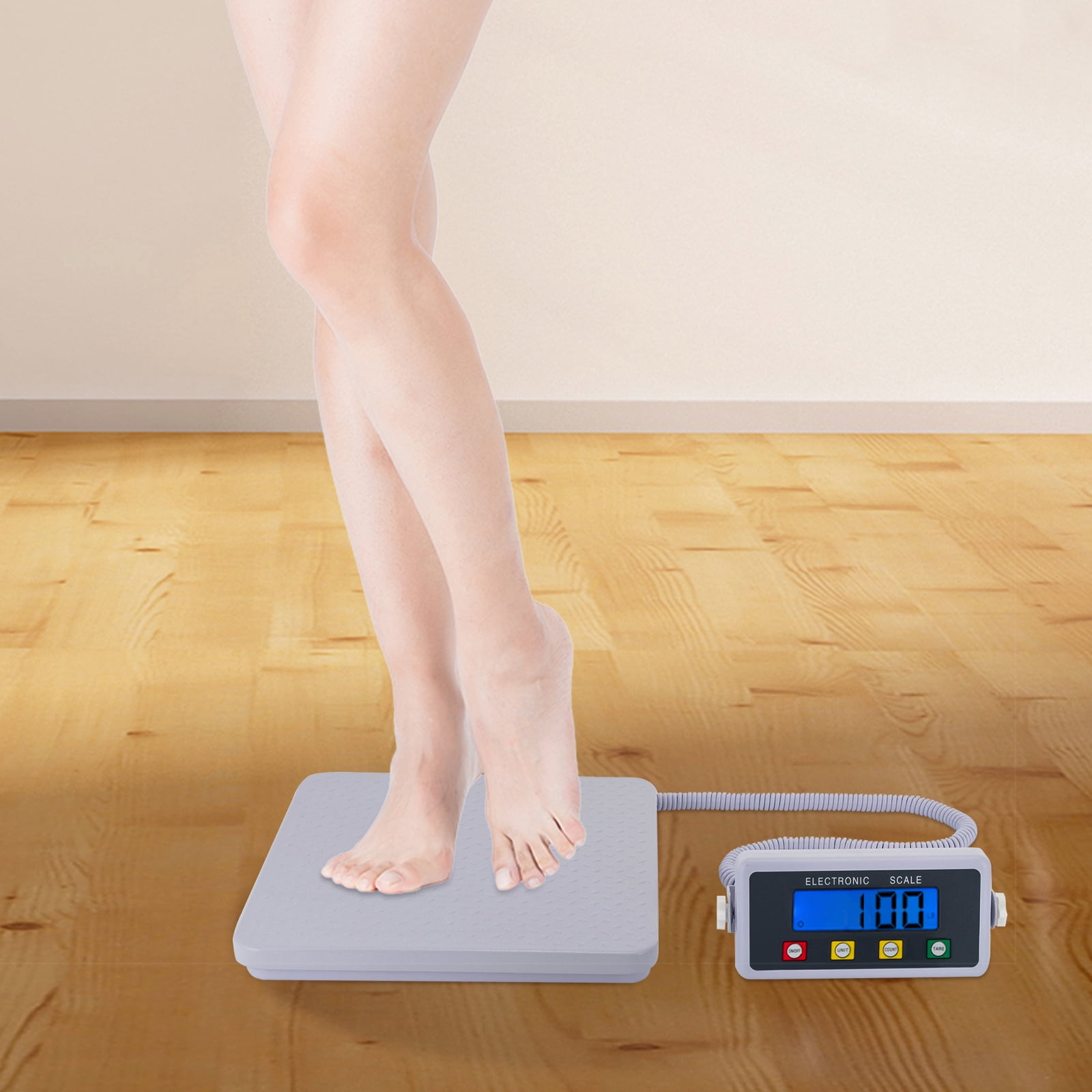 Medical Grade Floor Scale Digital LCD Display Slimline Scale Pet Weight Scale for gyms, clinics, medical institutions