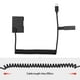 thumbnail image 1 of Andoer EN-EL14 Adaptador de acoplador USB-C de batería simulada Acoplador de batería simulada con ca Andoer  Adaptador, 1 of 4