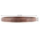 thumbnail image 4 of Japanese Style Round Wooden Food Fruit Serving Tray Service Plate for Home Kitchen Hotel Use27cm, 4 of 5