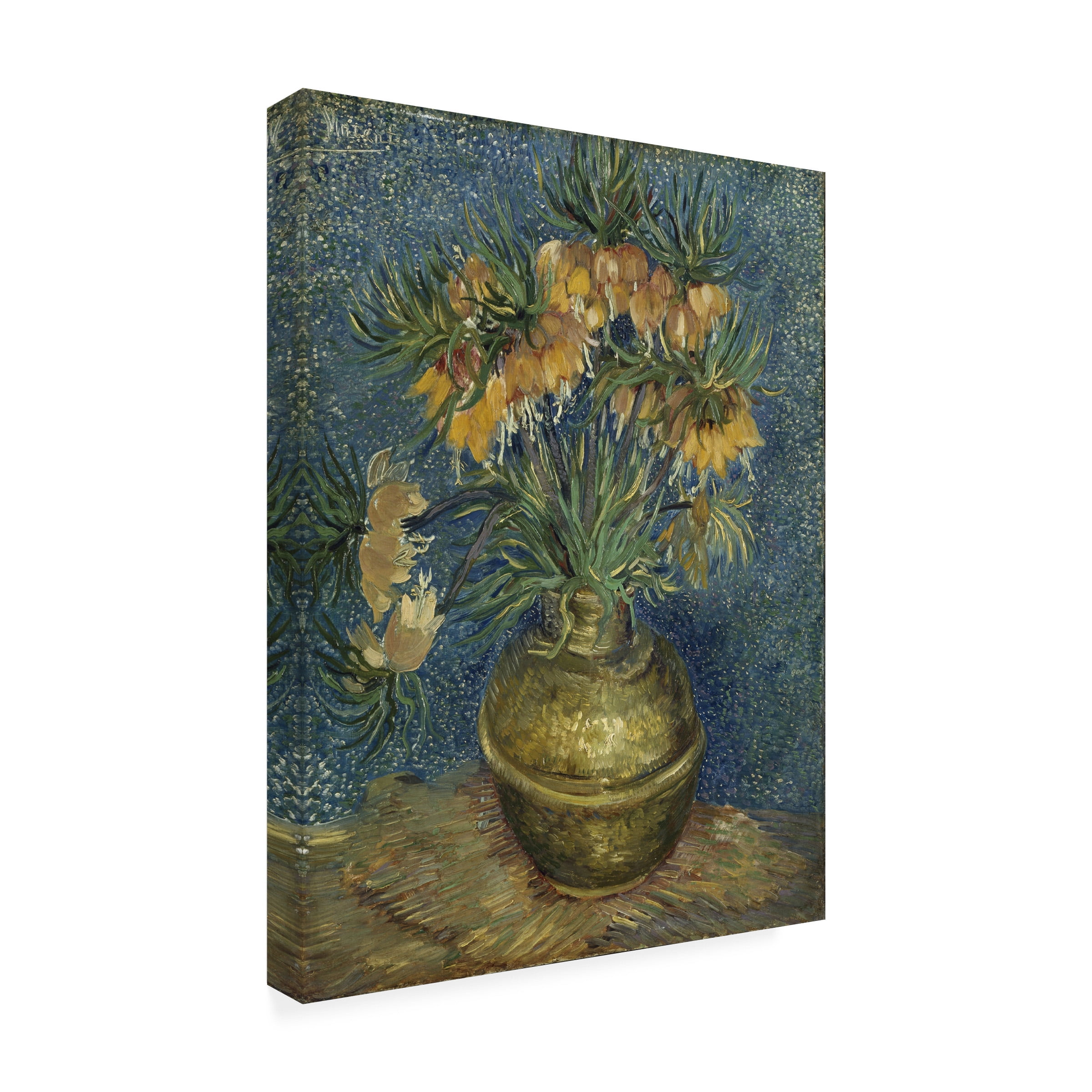 Van Gogh 'Fritillaries In A Copper Vase' Canvas Art