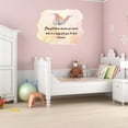 thumbnail image 1 of Watercolor Decal Here Is A Baby For You To Love Bedroom Wall Decal for Children Inspirational Quotes Pink Watercolor Art Cute Themed Room - Size: 10 In x 8 In, 1 of 5