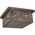 thumbnail image 5 of Meyda Tiffany 83099 Hyde Park Hill Top 2 Light 14" Wide Flush Mount Square Ceiling Fixture, 5 of 7
