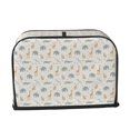 thumbnail image 2 of Haiem African Animals Print Toaster Covers 2 Slice Wide Slot,Bread Dust Cover & Fingerprint Protection,Bread Machine Cover,Appliance Covers, 2 of 7