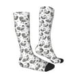 thumbnail image 3 of Fotbe Retro Rooster print Women's Men's Novelty Crew Socks Cotton Socks Knee High Socks for Walking,Running,Nurses,Pregnancy, 3 of 9
