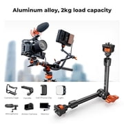 K&F Concept 11 Magic Arm with Super Clamp, Kit with 1/4 & 3/8 Thread Screw, Cold Shoe Clamp Mount for Monitor, LED Light, Webcam, Action Camera