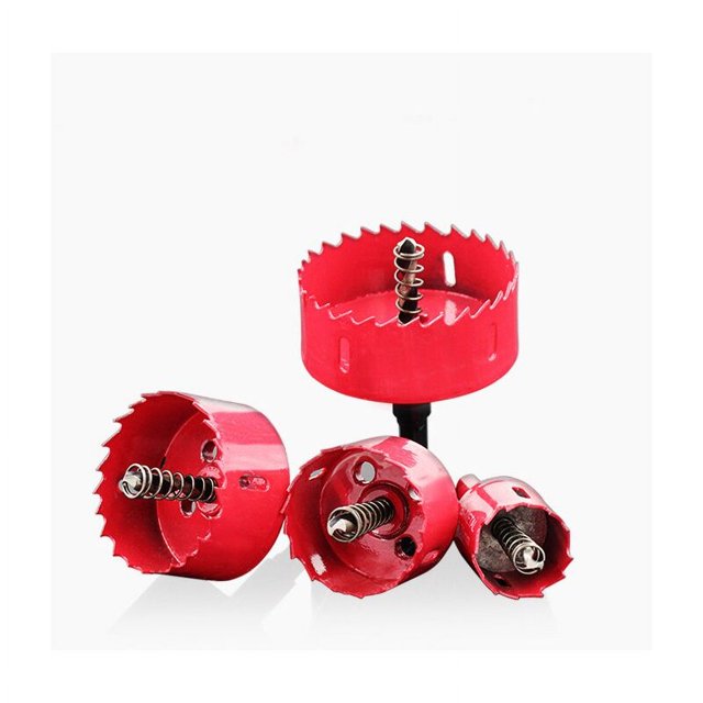 Sierra de corona de 18 mm M42, sierra de corona bimetálica, broca universal, sierra de corona para madera con adaptador hexagonal para hierro, aluminio, paneles de yeso, tuberías, metales plásticos, 1