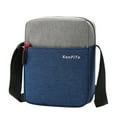 thumbnail image 1 of Baohd Sac Messager en Nylon Imperméable Sac à Bandoulière Fermeture Éclair Réglable Sac à Main Extérieur, Bleu, 1 of 6
