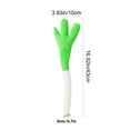 thumbnail image 3 of Juguete de peluche de almohada de puerro de simulación | Muñeco de peluche de verduras con chalota | Cojín de algodón suave de 40 cm | Decoración de cosplay de anime | Almohada Divertida Verde |, 3 of 5