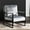 Grey, variant on Durable Frame and Comfortable Cushions | In Bedroom, Blue Velvet Accent Chair for a Cozy Corner