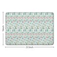 thumbnail image 5 of Light Blue Christmas Tree Flannel Non Slip Door Rugs,Washable Door Mats Indoor,Decorative Door Mats,Dirt-Resistant and Absorbent Doormat for Entrance,Bedroom,Kitchen,Bathroom,23.5"x16", 5 of 5