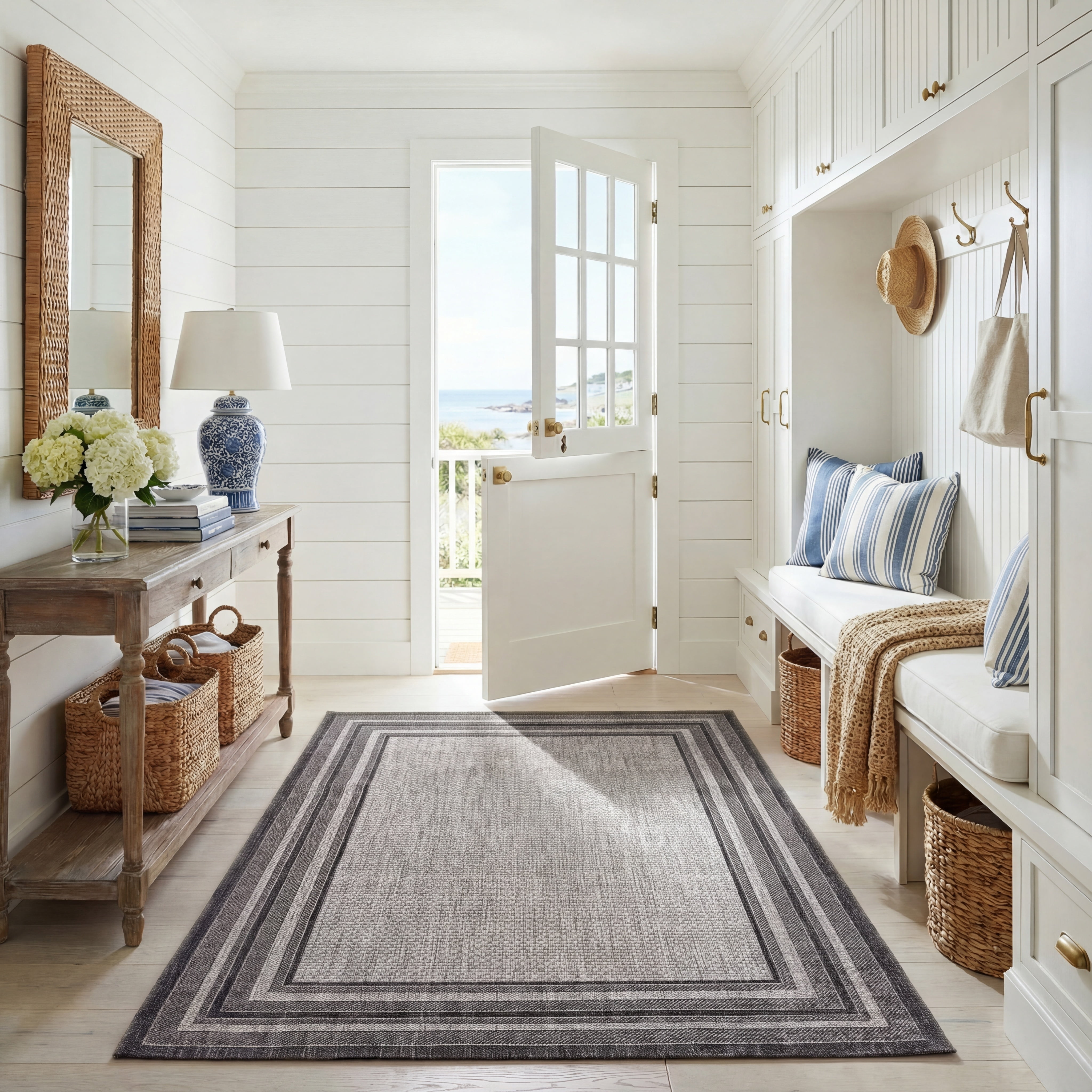 Nicole Miller New York Patio Country Danica Transitional Geometric