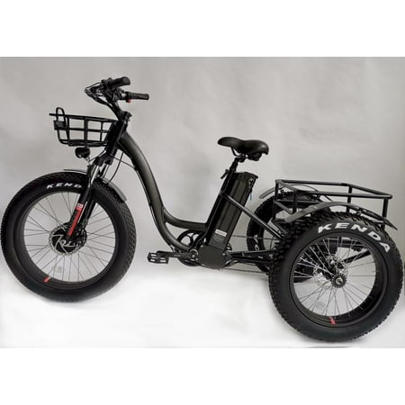 Adult All-terrain Off Road Fat Tire Electric Trike Tricycles