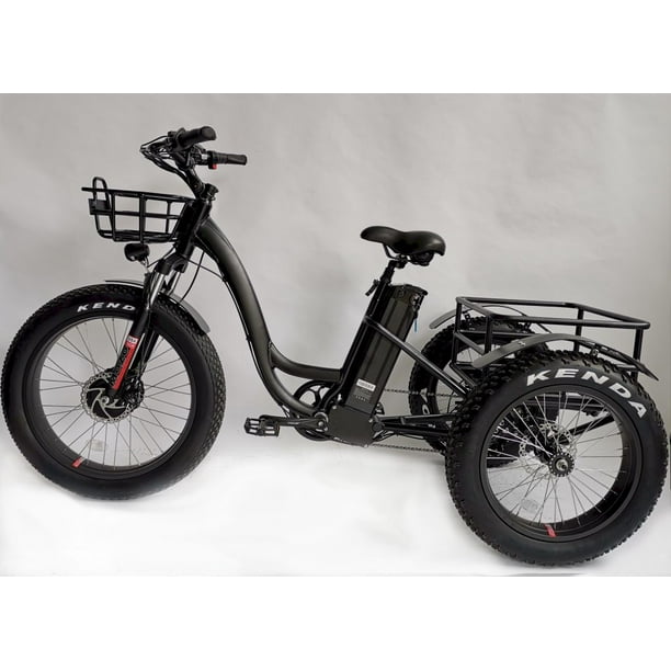 Adult Allterrain Off Road Fat Tire Electric Trike Tricycles Walmart