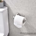 thumbnail image 4 of Yuehao No-Drill Tissue Holder,No Punching toilet Tissue Rack Bathroom Roll Rack Stainless Wall Mounted Tissue Rack Kitchen toilet Tissue Rack, 4 of 5