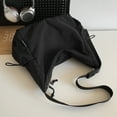 thumbnail image 4 of Bolsos cruzados casuales para mujer, elegantes con correa ajustable, bolso de mano (negro), 4 of 8