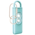 thumbnail image 2 of Alarma personal fuerte 130dB sirena y doble luz LED intermitente con llavero de cobre, 2 of 9
