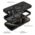 thumbnail image 2 of [PST] iPhone 12 / 12 Pro Case, Hybrid Silicone Matte Back Cover with Magnetic (MagSafe Compatible), 2 of 5