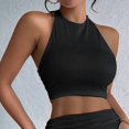 thumbnail image 4 of Women Halter Backless Tank Tops Summer Sleeveless Going Out Tops, 4 of 7