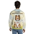 thumbnail image 5 of Cute Shetland Sheepdog Loves Dad Happy Father's Day All Over Print 3D Sweatshirt Unisex Merch Sheltie Dog Lover Gifts - 12008, 5 of 6