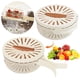 thumbnail image 4 of Cesta Drenaje para Cuenco Limpieza Frutas Con Plegable Lavar Y Drenar, 4 of 9