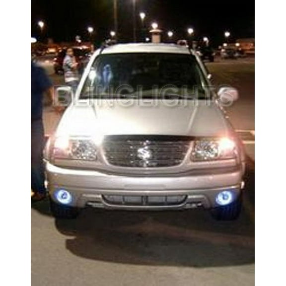 For The BlingLights Brand LED Halo Fog Lights for 2002 2003 2004 Suzuki Grand Vitara