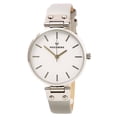 thumbnail image 2 of Mockberg MO1005 Montre Femme Elsa Bracelet en Cuir Gris Cadran Blanc, 2 of 5