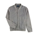 thumbnail image 1 of Perry Ellis - Chaqueta bomber de nailon para hombre, gris, XXL, 1 of 2