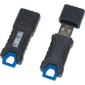8GB GORILLADRIVE FLASH DRIVE USB 2.0 RUGGEDIZED