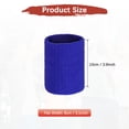 thumbnail image 3 of Uxcell 12PCS Bandas de sudor deportivas, muñequeras de algodón absorbentes para entrenamiento/baloncesto/correr [Azul zafiro, 10cm de ancho], 3 of 7