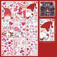 thumbnail image 4 of Hometravel Valentine's Day Window Stickers, 9-Piece Electrostatic Window Decals with Rose and Heart Designs, Creative Glass Decor for Romantic Holiday Display, 4 of 9