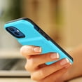 thumbnail image 5 of Allytech Case for iPhone 12(6.1 inch 2020), iPhone 12 Pro Case and Cover with Card Holder, Silicone Scratch Resistant Soft TPU Shock-Absorbing Rugged Case for Apple iPhone 12 Pro/iPhone 12, Skyblue, 5 of 6