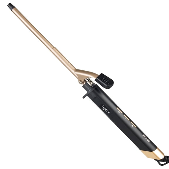 3/8 Inch Mini Hair Curler Wand, Professional Thin Curling Iron for Home & Salon Use