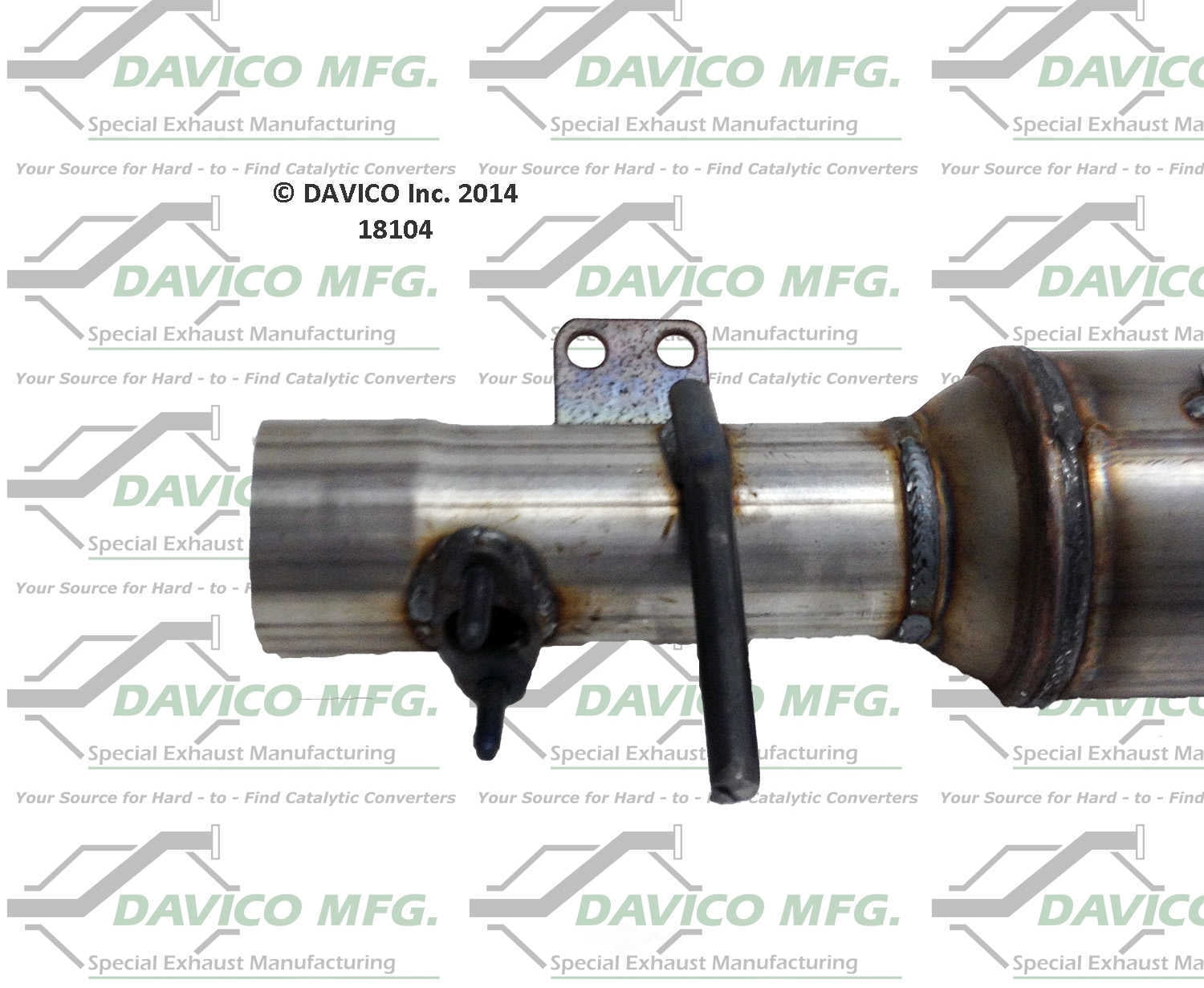 Davico Mfg Catalytic Converter P/N:18104 Fits select: 2001-2003 TOYOTA HIGHLANDER, 1999-2003 LEXUS RX