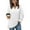 White, variant on YUGYXL Womens Fashion Hoodies Pullover Oversized Sweatshirt Long SLeeve Drawstring Hooded Fall Shirts Loose Fit White M