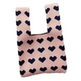 thumbnail image 5 of Shoulder Bag Hobo Bag Casual Women's Knit Tote Bag for Spring Outdoor Pink Base, 5 of 8