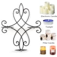 thumbnail image 4 of XKDOUS Wall Candle Sconce Holder Set of 2, Metal Wall Candle Holder Wall Decor, Hanging Wall Mounted Candle Stick Holder for Living Room Bedroom Dining Room Decorations, 4 of 10