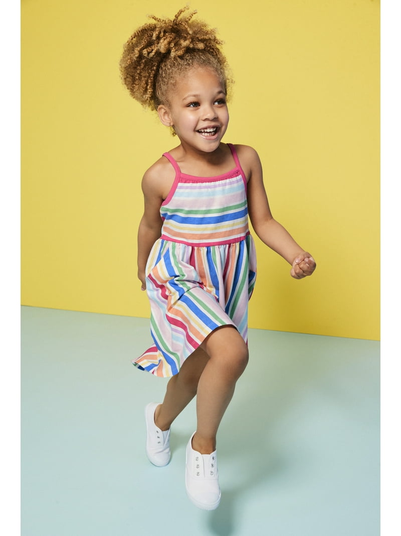Garanimals Toddler Girl Stripe Jersey Tank Dress, Sizes 12M-5T