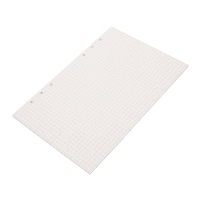 HEATSHAKING 225Pcs Loose Leaf White A5 Grid Paper Refills for Binder Planner Journal Insert Refill Pages
