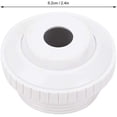 thumbnail image 2 of Swimming Pool Replaceable Water Outlet Return Jet Connector Water Outlet Jet Nozzle Connector Swimming Pool Accessory 1.5inch Male Thread,white,1 Piec, 2 of 5