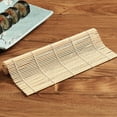 thumbnail image 7 of Shoreew Bamboo Sushi Mat with Rice Spoon Natural Sushi Roller Mat Food-Safe Sushi Making Supplies for Shaping Molding Sushi Roll, 7 of 7