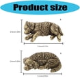 thumbnail image 5 of 7829 MetalAn1ma1Statue Dog Figurines Dog Decorative Objects for Office Home Decors, 5 of 10