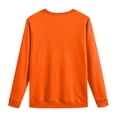 thumbnail image 5 of Nugftut Sweatshirts for Women Letter Printed Plain Sweatshirts Crew Neck Long Sleeve Casual Loose Pullover Top, 5 of 5