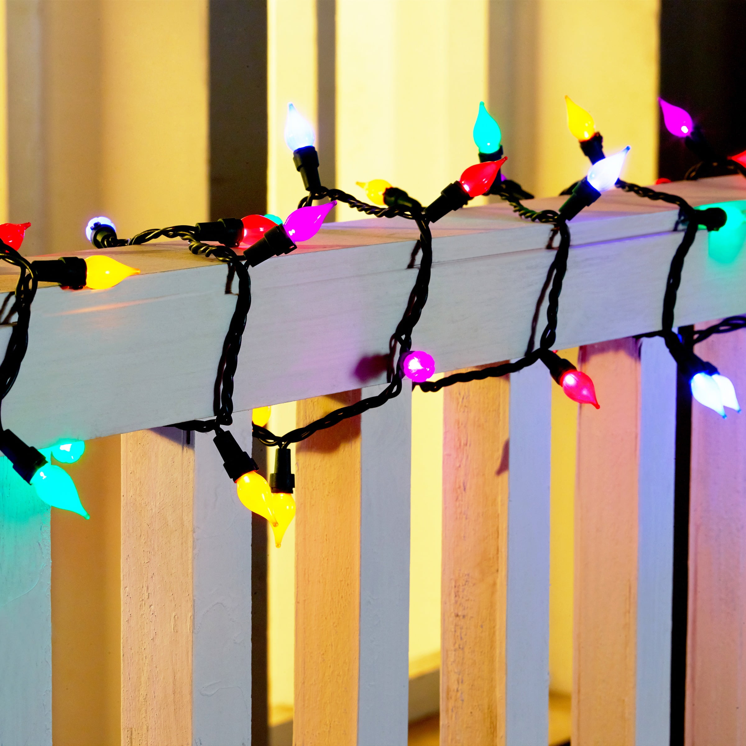 Holiday Time Multicolor LED String Lights Holiday Lighting, 19' (70