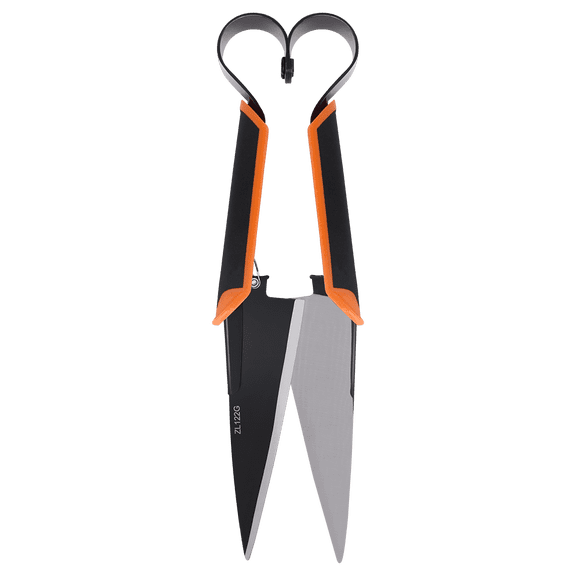 Zenport ZL122G Onion and Sheep Shear with Cushion Grip, 13-Inch, 6.5 Inch Carbon Steel Blades, Black/Orange