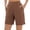 Café, variante sur Iyufng Shorts Athlétiques pour Femmes Décontractés d'Été Amples Détente Extensibles Course Taille Élastique Shorts de Yoga avec Poches