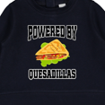 thumbnail image 3 of Inktastic Powered by Quesadillas Baby Sweatshirt, 3 of 4