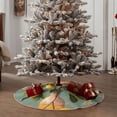 thumbnail image 4 of Sikiie Retro Warm Lemon Flower Christmas Tree Skirt, Christmas Tree Decorations, Christmas Decor, Tree Mat Decoration(30-48IN)-30", 4 of 6