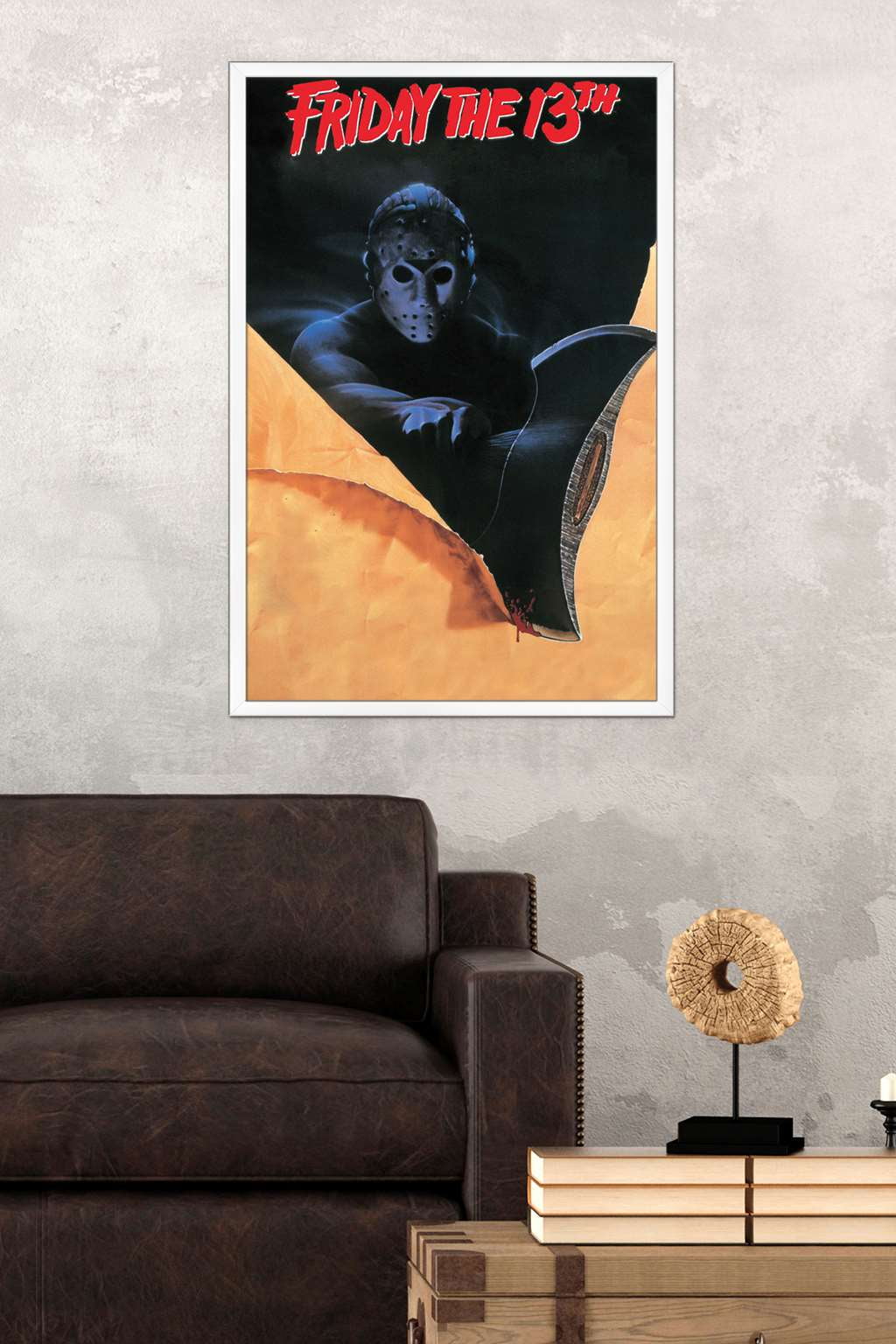 Friday The 13th - Slasher One Sheet Wall Poster, 22.375" x 34", Framed